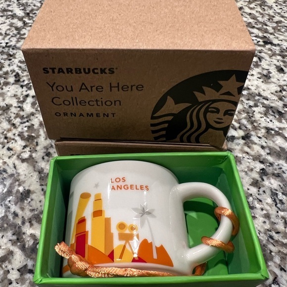 Starbucks Other - Starbucks Los Angeles Ornament with Orange and Yellow Design